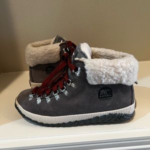 Sorel Out N About Plus Conquest Waterproof 'Quarry' NL3406-052 Winter Boots